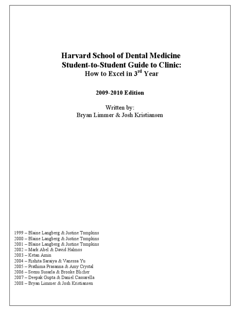 Must Have Notes For NBDE and Other Dentistry Exams Download Free PDF