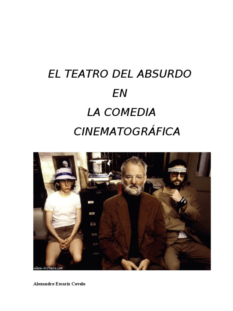 El teatro del absurdo en la comedia cinematográfica Comedia Samuel Beckett