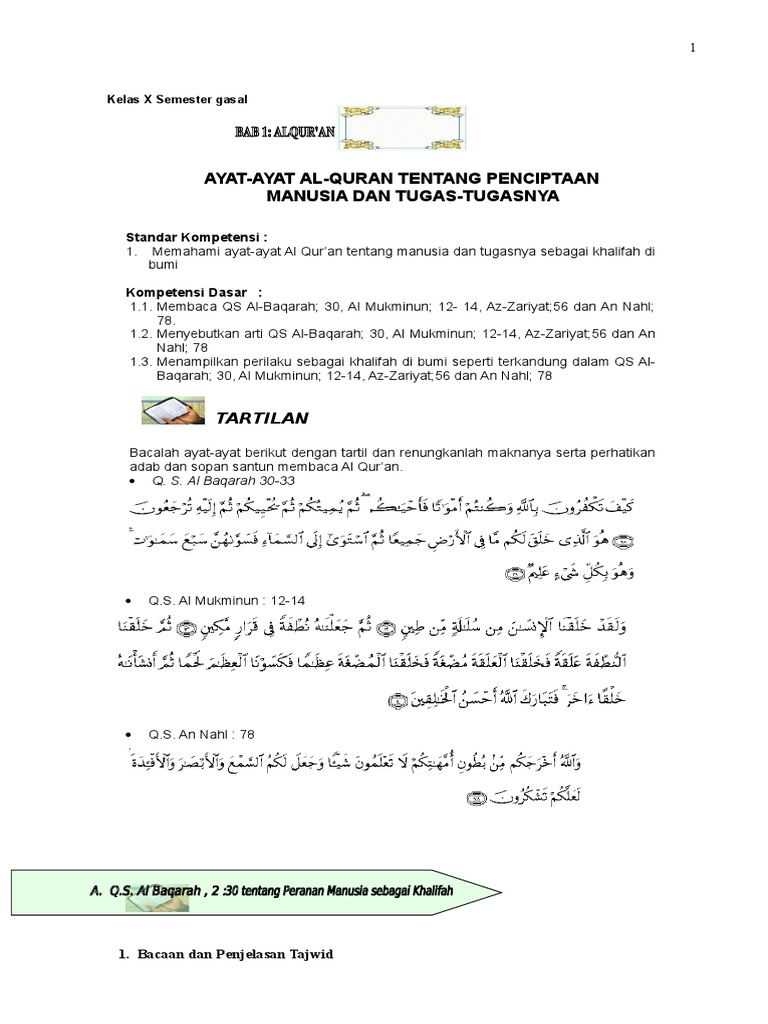 Materi Pai Kelas X Smk Kurikulum 2013 Pdf