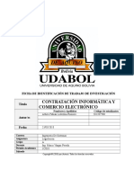 Contratación Informática y Comercio Electrónico