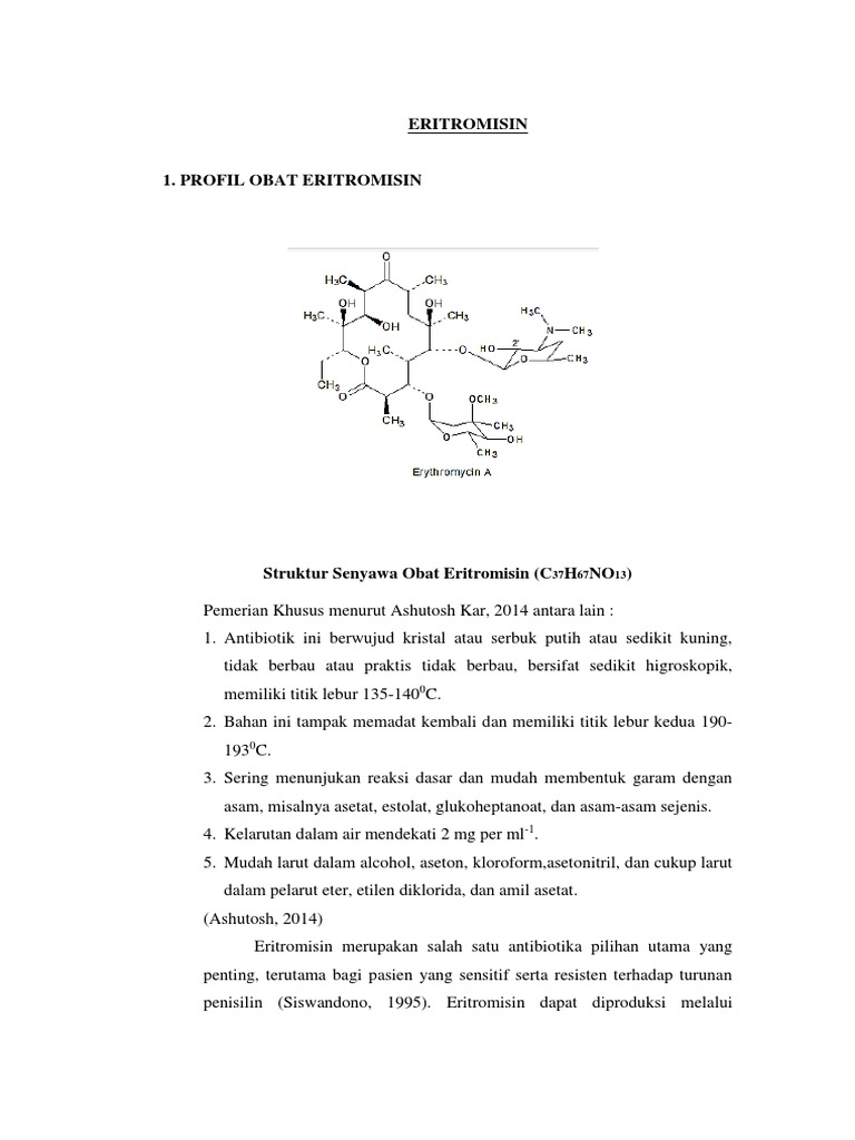 Eritromisin | PDF