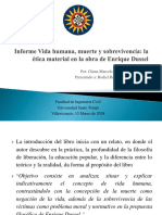 Actividad 12 de Febrero Informe Vida Humana, Muerte y Sobrevivencia