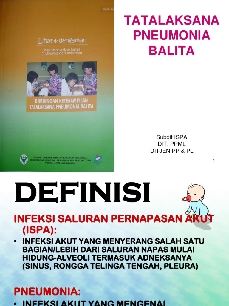 Tatalaksana Pneumonia Balita | PDF | Kesehatan Holistik