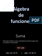 Algebra Funciones