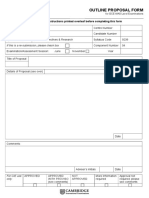 9239 04 Outline Proposal Form