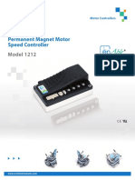 Permanent Magnet Motor Speed Controller: Model 1212