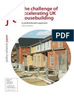 The Challenge of Accelerating UK Housebuilding: A Predistribution Approach