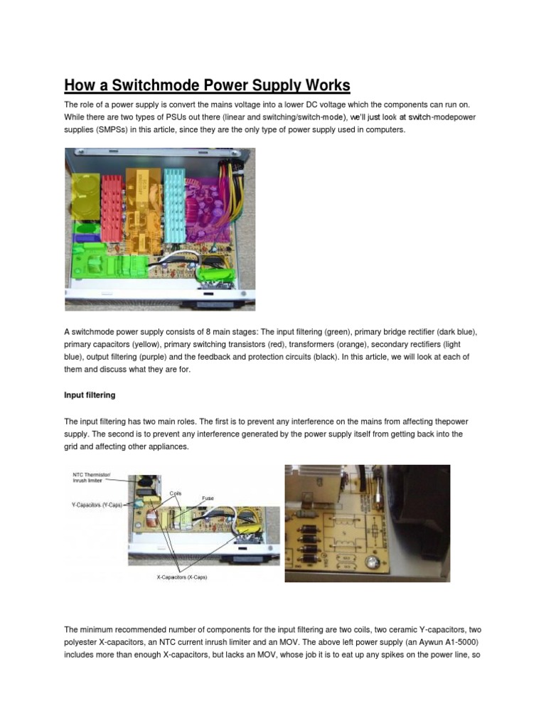 REPAIRING SWITCH MODE POWER SUPPLIES PDF visual data 4