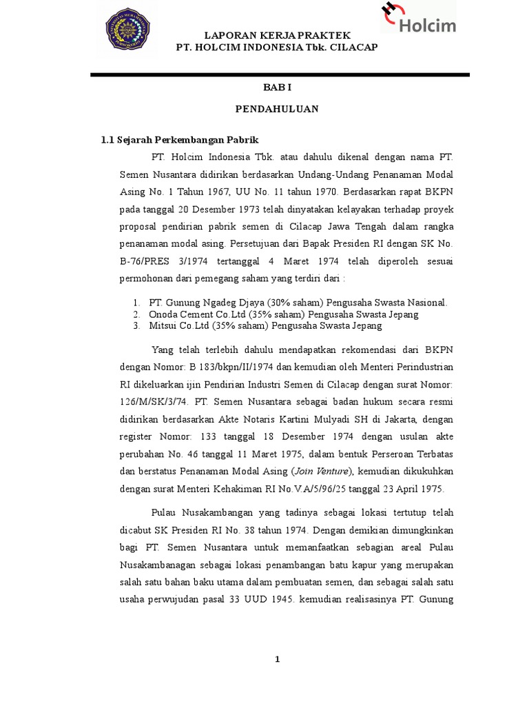 Kerja Praktek Arsitektur Jakarta