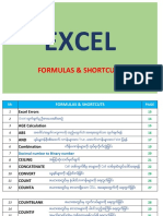 Excel Formulas & Shortcuts (27.3.18)
