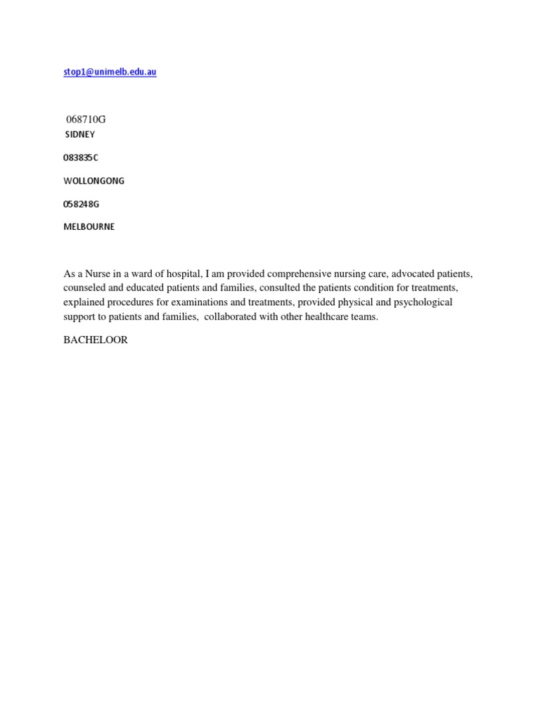 email-adress-melbourne-university-pdf