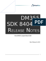 RidgeRun SDK DM355 Leopard 840402 Release Notes