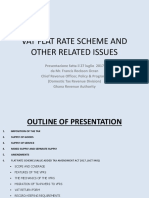 Vat Flat Rate Scheme and Other Related Issues