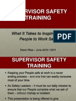 Supervisor Safety Training: What It Takes To Inspire Your People To Work Safe