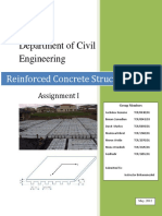 Department of Civil Engineering: Reinforced Concrete Structures II