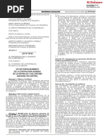 Ley de fortalecimiento de la Contraloría General de la República y del Sistema Nacional de Control