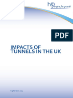 Impacts of Tunnels in The UK PDF