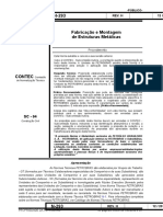 Fabricação e montagem de estruturas metálicas