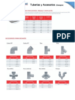 Tuberias y Accesorios Desague Inyectoplast