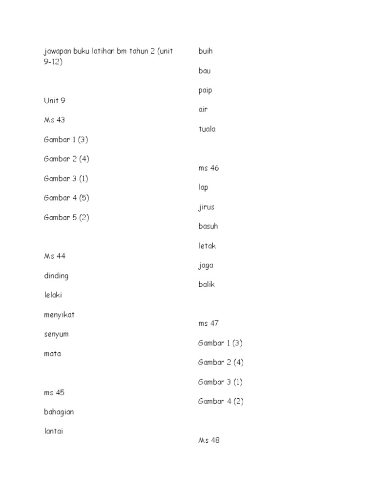 Bm Jawapan Buku Aktiviti Jilid 2 Pdf