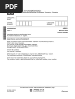 Cambridge International General Certificate of Secondary Education