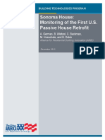 Sonoma House: Monitoring of The First U.S. Passive House Retrofit