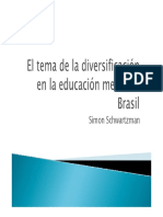 El tema de la diversificación educación media en Brasil