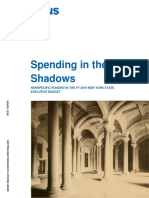 Citizens Union - Spending in The Shadows - Nonspecific Funding in The FY 19 NYS Executive Budget