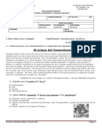 Evaluación Síntesis Tercer Trimestre Historia - Ed