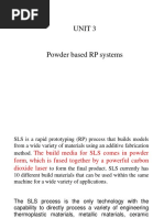 Unit 3 Powder Based RP Process