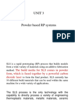 Unit 3 Powder Based RP Process