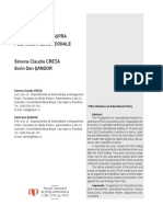 Influența Testărilor Pisa Asupra Politicilor Educaționale: Simona Claudia CREŢA Sorin Dan ŞANDOR