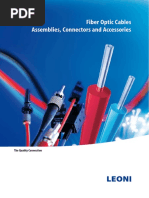 Fiber Optic Cables Assemblies, Connectors and Accessories: The Quality Connection