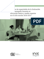 2018 Informe Supervisión Evaluación Desempeño Docente