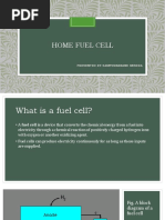 Home Fuel Cell: Presented By-Sampurnanand Mishra