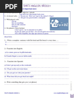 Trigedasleng Grammatical Tense Verb