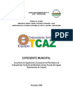 Exp - Municipal Seguimiento Al OT San Vicente Del Caguán 2009