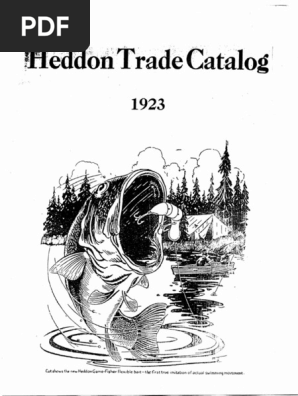 Heddon Catalogs 1902-1953 洋書　貴重 Heddon 1923 | PDF