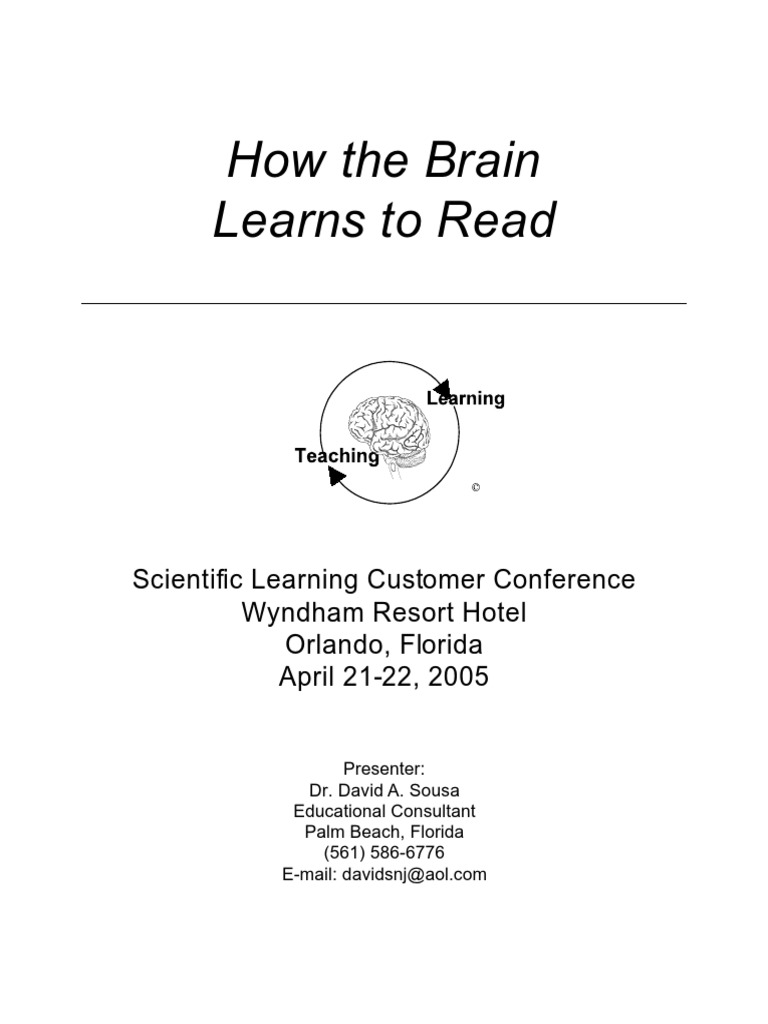 How the Brain Learns to Read | PDF | Dyslexia | Change
