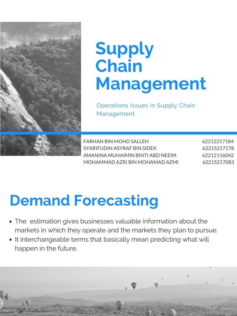 Supply Chain Management Insights | PDF | Enterprise Resource Planning ...
