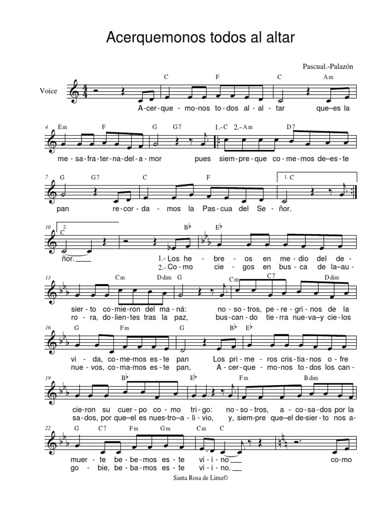 Acerquemonos Todos Al Altar acerquemonos todos al altar