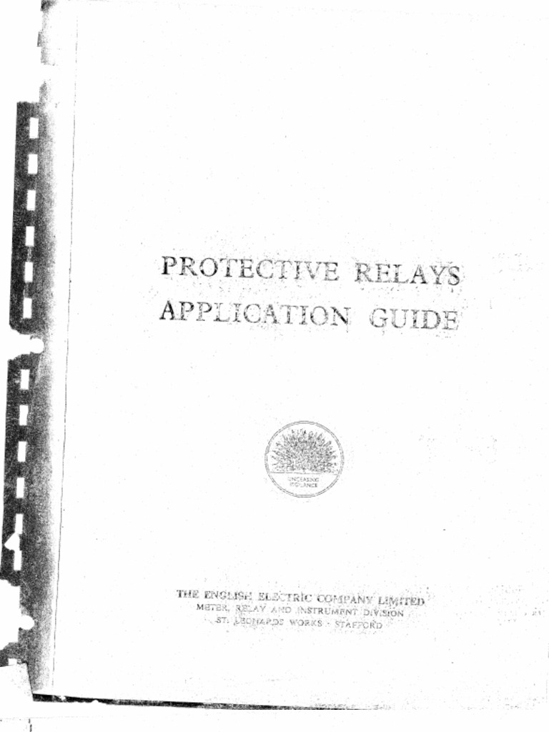 Protective Relays Application Guide PDF PDF