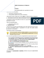 4. Direito Processual Do Trabalho - Das Partes