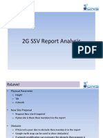 2G SSV Report Analysis Basics