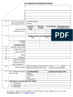 Interim Visit Summary Format