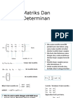 Matriks Dan Determinan