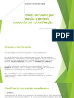 Lingua Portuguesa - Coordenação e Subordinação