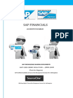 Sap Financials: Accounts Payables