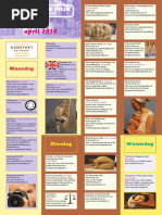 Muuragenda Huis Van de Wijk Buitenveldert April 2018