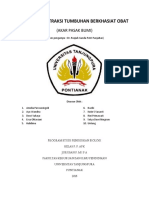 Laporan Ekstrak Akar Pasak Bumi